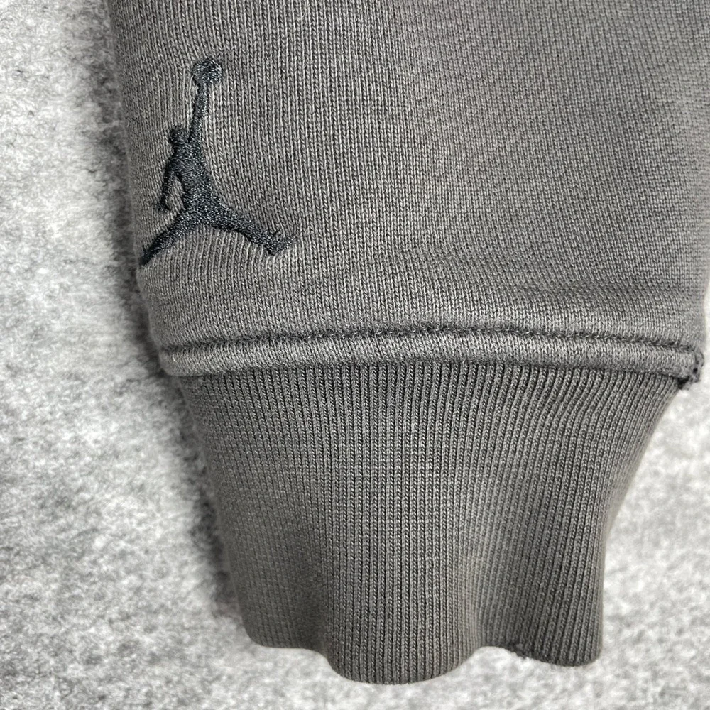Jordan Hoodie Mens S Black Air Jordan Wordmark Fleece Pullover FJ1966-045